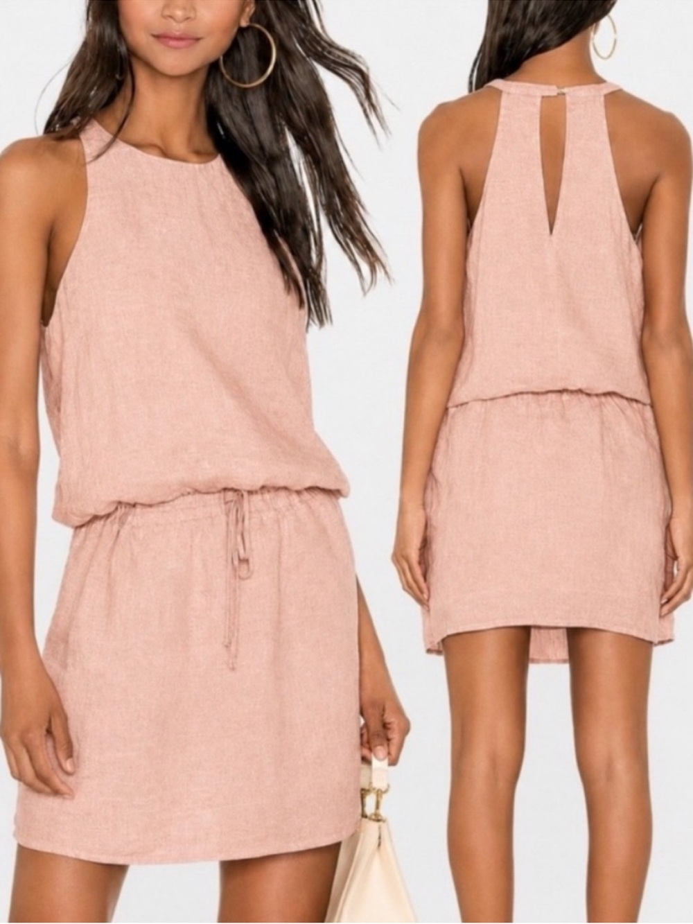 JOIE Diega B Dress in Persimmon Size Large NWT